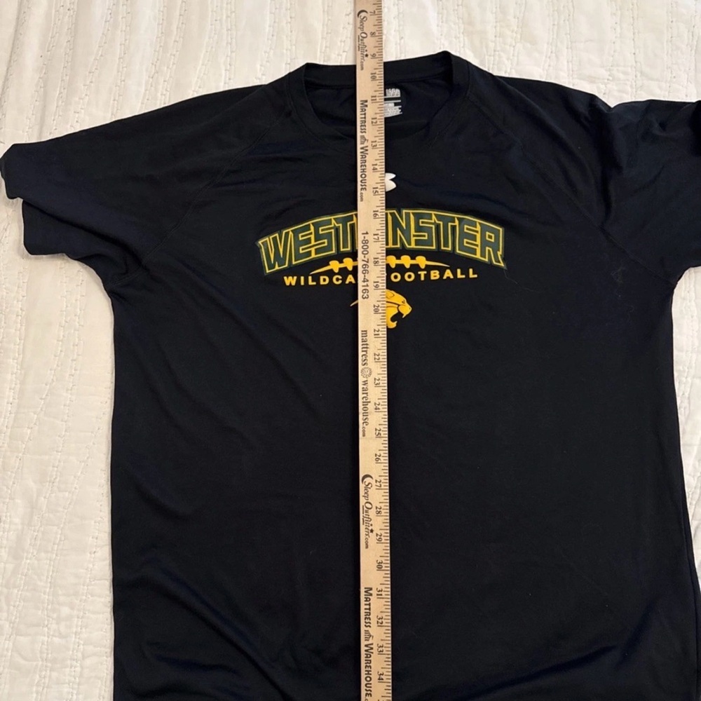 West Virginia Mountaineer’s  Size Large Under Armour  T-Shirt Tee - Picture 5 of 7
